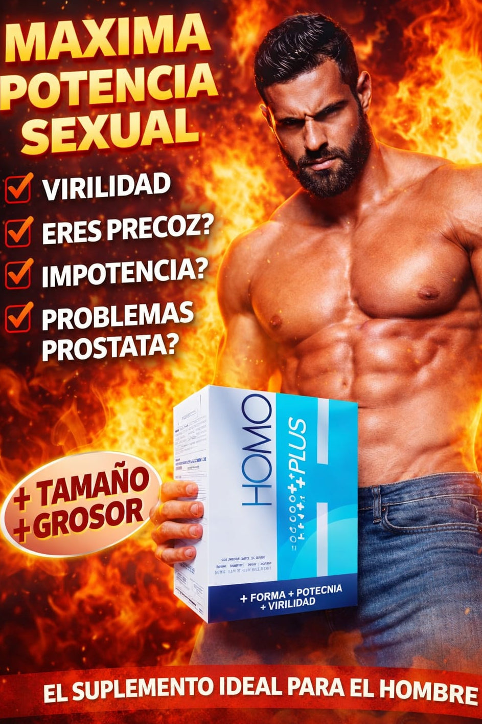 🔥LA SOLUCION IDEAL PARA EL HOMBRE💪